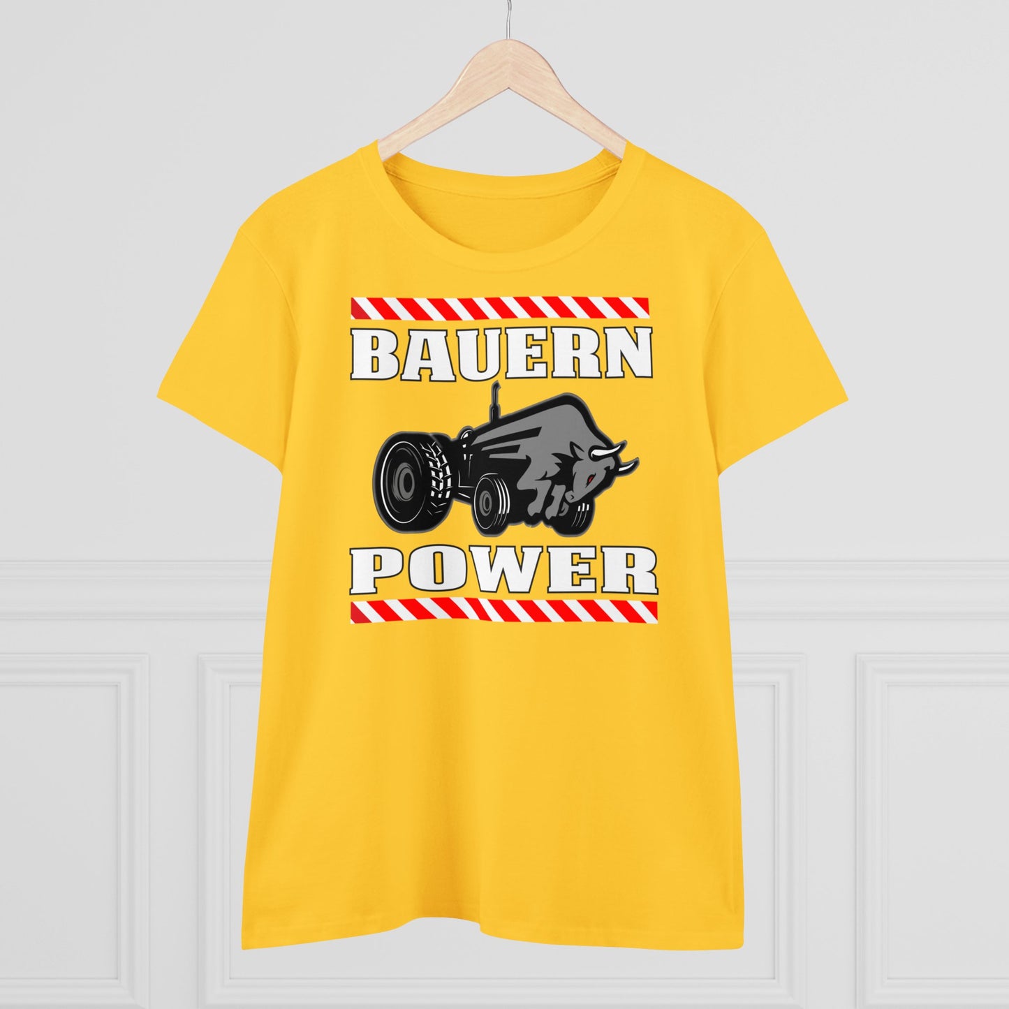 Damen T-Shirt Bauern Power
