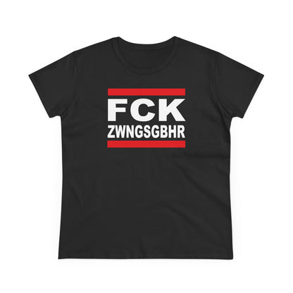 Damen T-Shirt FCK ZWNGSGBHR