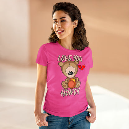 Damen T-Shirt Love you Honey