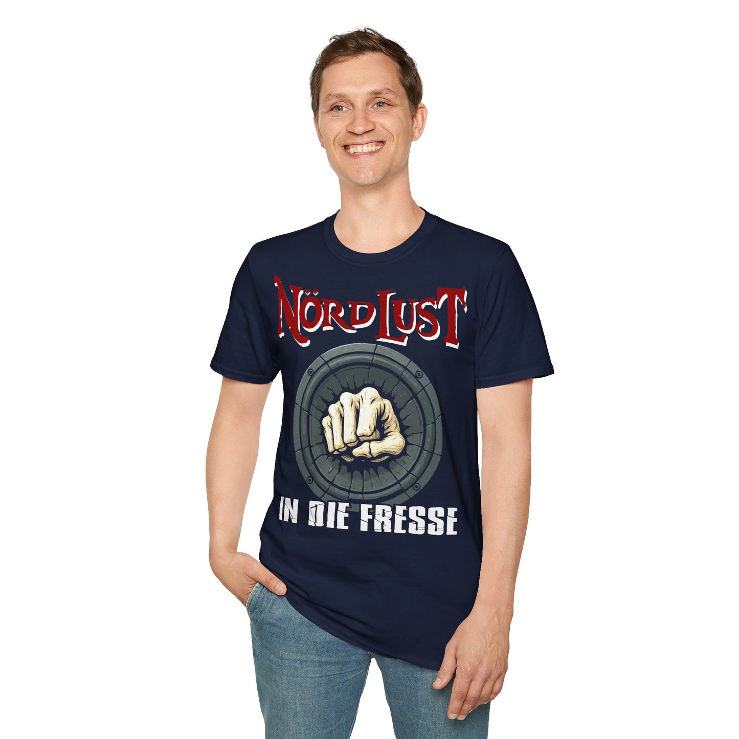 T-Shirt (bis 5XL) NördLust In die Fresse
