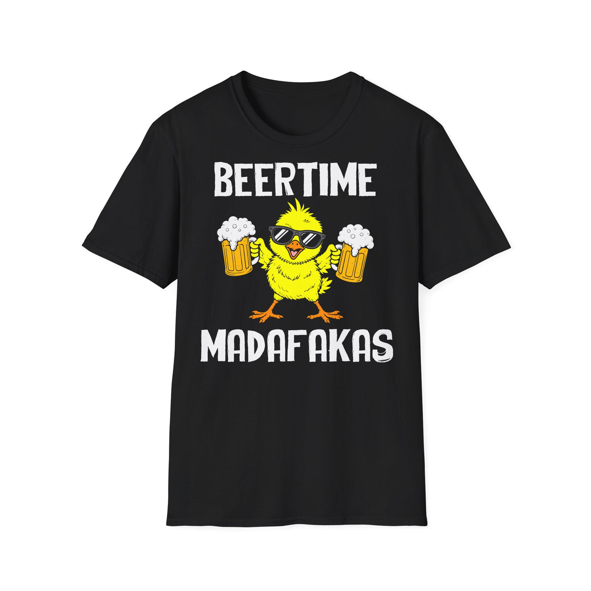 T-Shirt (bis 5XL) Beertime Madafakas