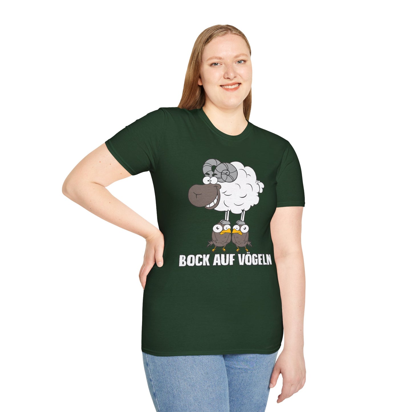 T-Shirt Bock auf Vögeln