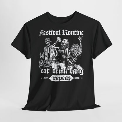 T-Shirt (bis 5XL) Festival Routine