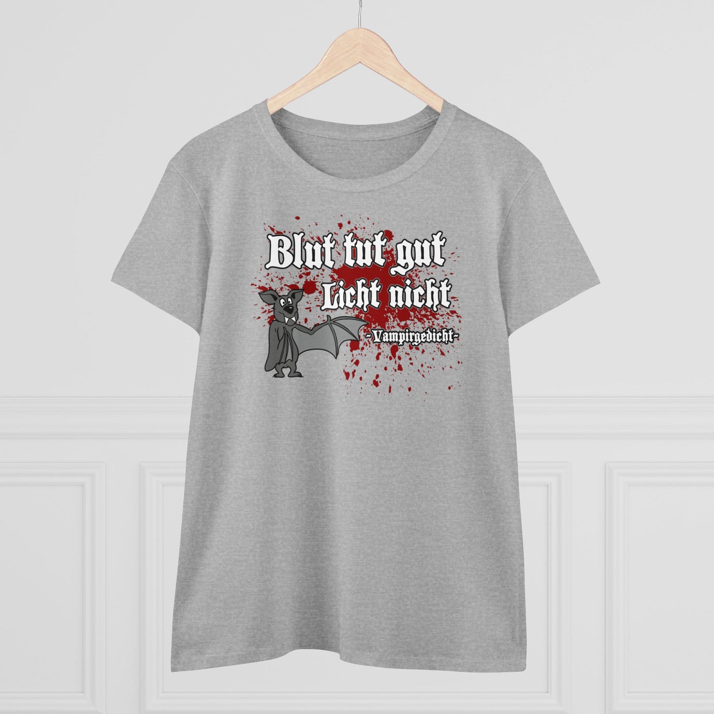 Damen T-Shirt Vampirgedicht