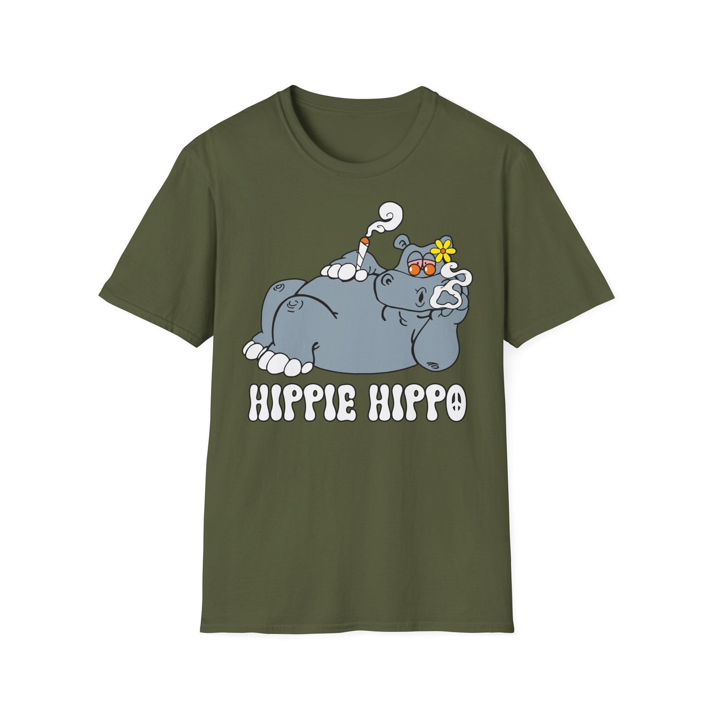 T-Shirt Hippie Hippo