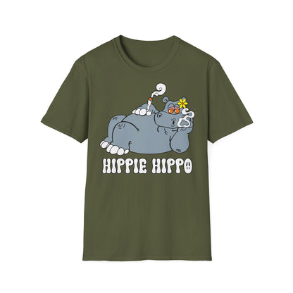 T-Shirt Hippie Hippo
