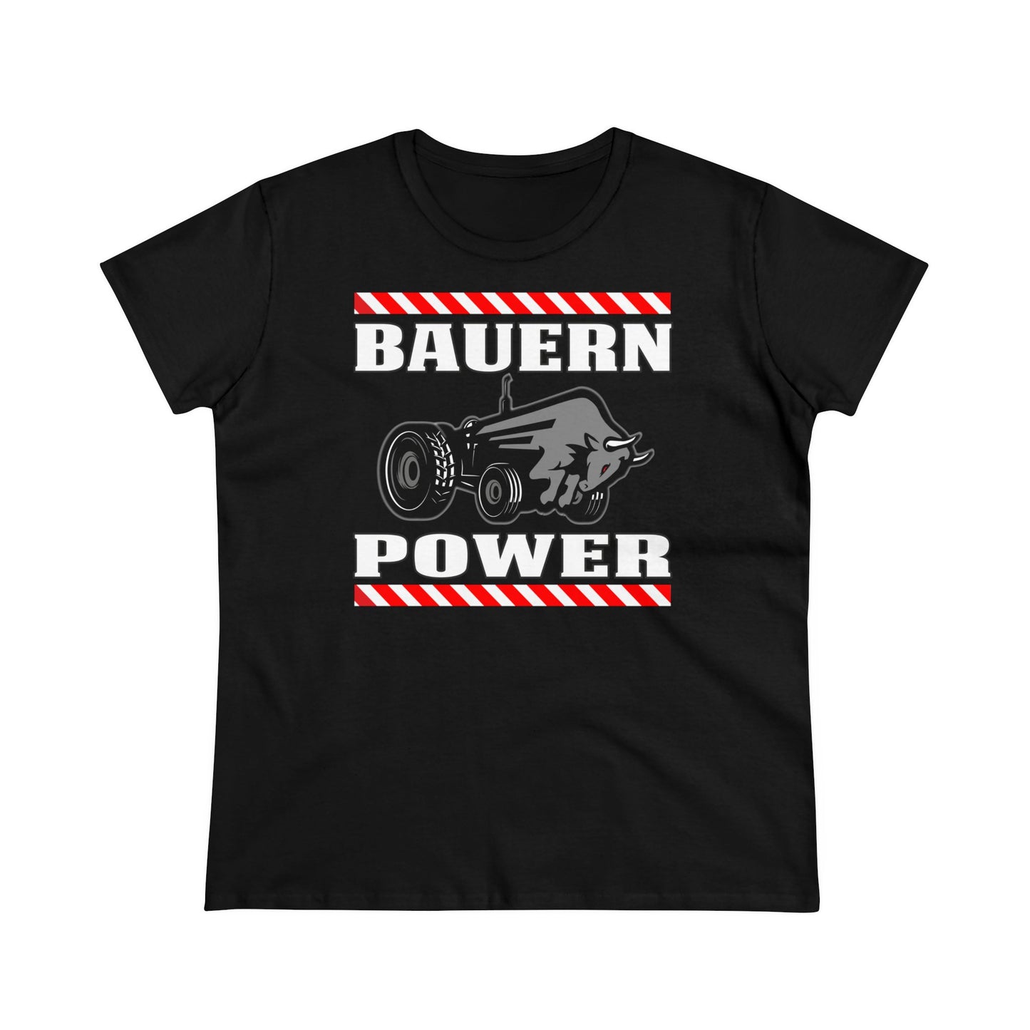 Damen T-Shirt Bauern Power
