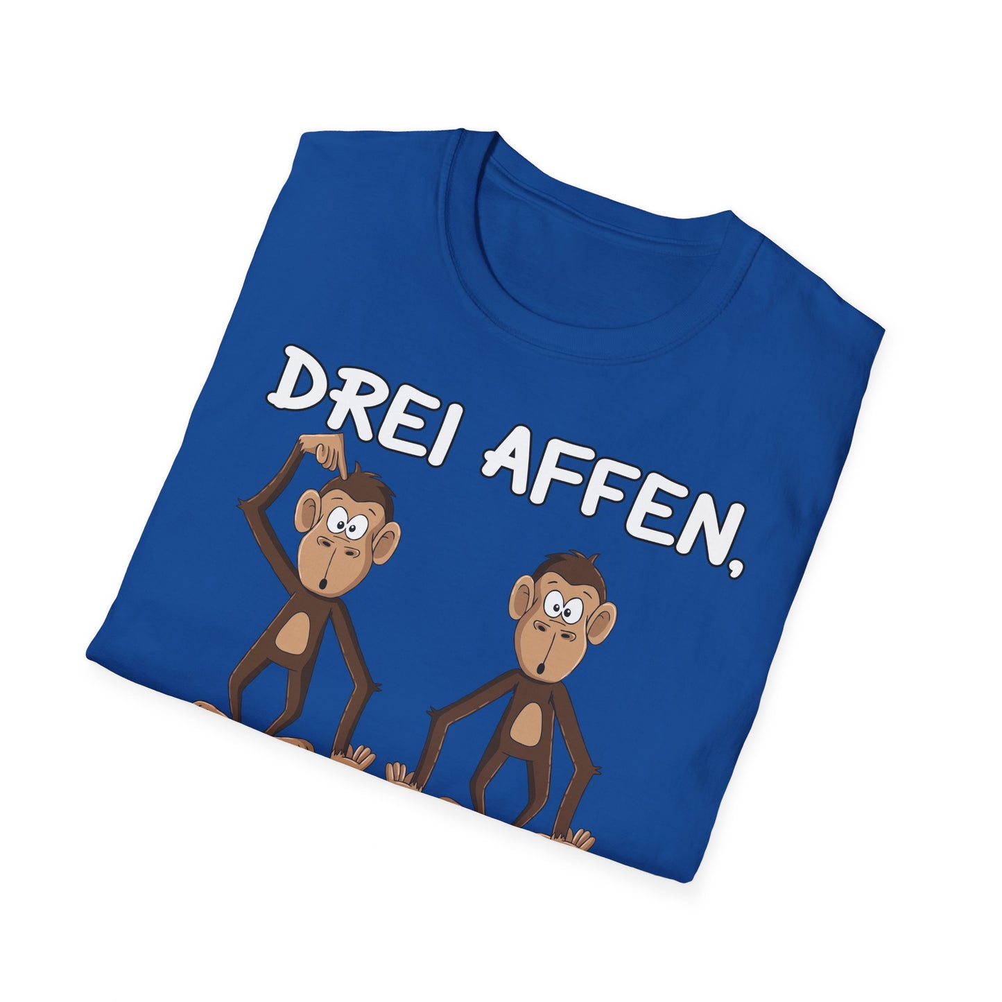 T-Shirt Drei Affen die sich fragend ansehen