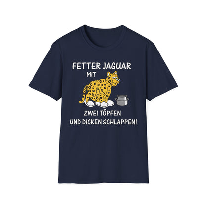 T-Shirt Fetter Jaguar mit 2 Töpfen und dicken Schlappen