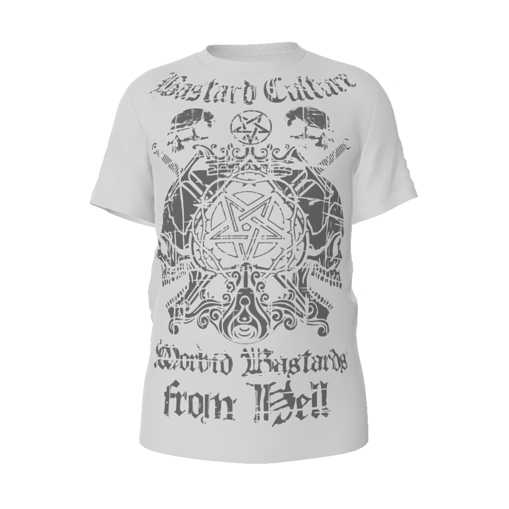 Allover T-Shirt ,All Over T-Shirt,Allover Shirt,Bastard Culture,Warpath,Heavy Metal,Black Metal,Thrash Metal,dark,dunkel,Gothic,dunkle Seele,dark soul,Biker,Metalhead,negative,depressive,without colour,black,morbid,unholy,skull,reaper,Grim Reaper,Death,Dead,Devil,Hell,Hölle,Satan,T-Shirt,schwarz,dunkelschwarz,unbunt,farblos,allergic to colours,Evil,böse,MOQ1,Delivery days 5