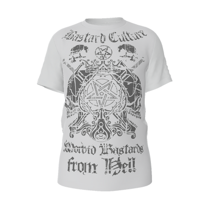 Allover T-Shirt ,All Over T-Shirt,Allover Shirt,Bastard Culture,Warpath,Heavy Metal,Black Metal,Thrash Metal,dark,dunkel,Gothic,dunkle Seele,dark soul,Biker,Metalhead,negative,depressive,without colour,black,morbid,unholy,skull,reaper,Grim Reaper,Death,Dead,Devil,Hell,Hölle,Satan,T-Shirt,schwarz,dunkelschwarz,unbunt,farblos,allergic to colours,Evil,böse,MOQ1,Delivery days 5